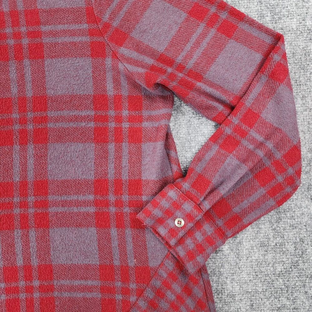 Soft Surroundings Sweater Womens Large Plaid Paramour Tunic Stretch Button Knit - Picture 13 of 15
